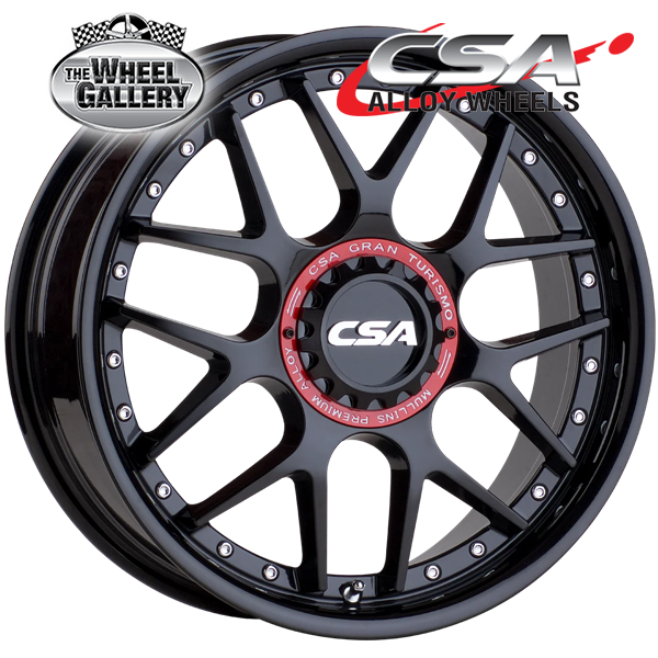 CSA VERTIGO GT GLOSS BLACK 17x7 5/100  P39 WHEEL