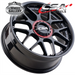 CSA VERTIGO GT GLOSS BLACK 17x7 5/100  P39 WHEEL