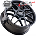 CSA VERTIGO GT GLOSS BLACK 17x7 5/100  P39 WHEEL