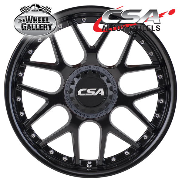 CSA VERTIGO GT GLOSS BLACK 17x7 5/100  P39 WHEEL