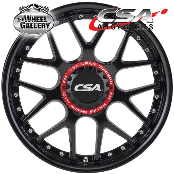 CSA VERTIGO GT GLOSS BLACK 17x7 5/100  P39 WHEEL
