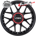CSA VERTIGO GT GLOSS BLACK 17x7 5/100  P39 WHEEL