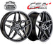 CSA MONZA DARK GRAPHITE 17x8 5/114.3  P38 WHEEL