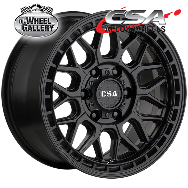CSA ONYX SATIN BLACK 17x9 6/139.7  P20 WHEEL