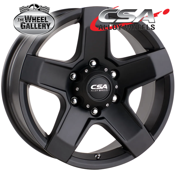 CSA OUTLAW SATIN BLACK 16x8 5/114.3  P35 WHEEL