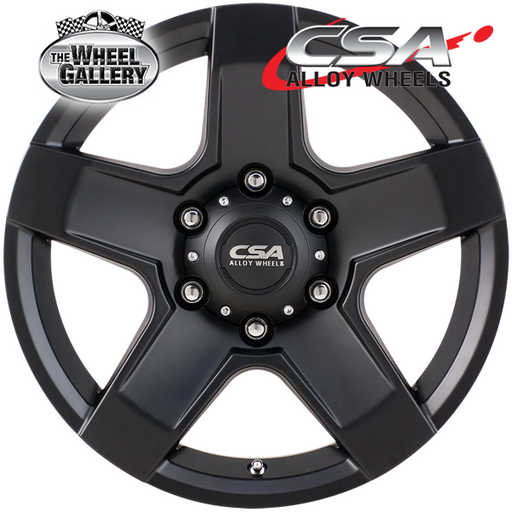 CSA OUTLAW SATIN BLACK 16x8 5/114.3  P35 WHEEL