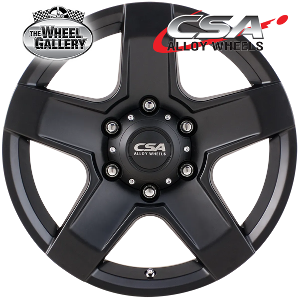 CSA OUTLAW SATIN BLACK 16x8 5/114.3  P35 WHEEL