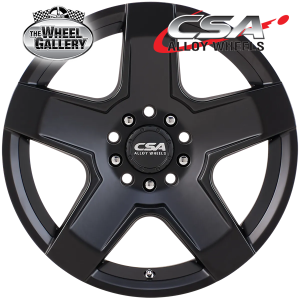 CSA OUTLAW SATIN BLACK 16x8 5/114.3  P35 WHEEL