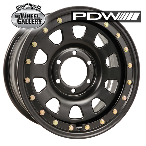 PDW D-OUTBACK IBL SATIN BLACK 16x8 6/114.3  P20 WHEEL