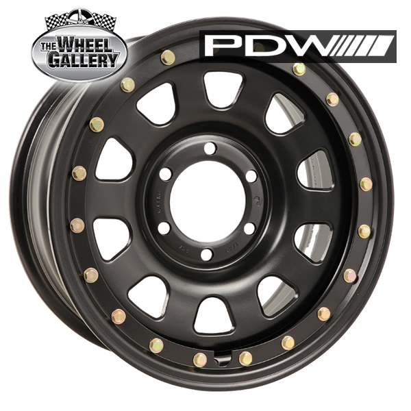 PDW D-OUTBACK IBL SATIN BLACK 16x8 6/114.3  P20 WHEEL