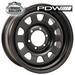 PDW D-OUTBACK SATIN BLACK 16x7 6/139.7  P25 WHEEL