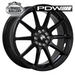 PDW OASIS-XT DIAMOND BLACK 15x6.5 4/100  P38 WHEEL
