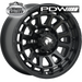 PDW TRW BRUTAL SATIN BLACK 16x7.5 6/139.7  P0 WHEEL