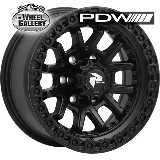 PDW TRW DOMINATOR SATIN BLACK 16x7.5 6/139.7  P0 WHEEL