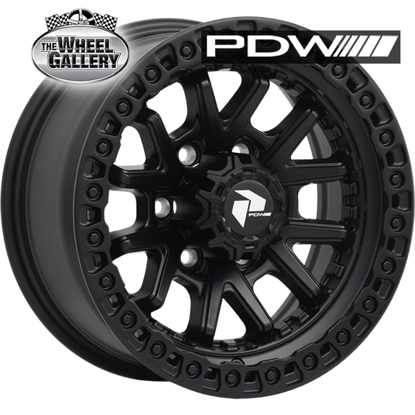 PDW TRW DOMINATOR SATIN BLACK 16x7.5 6/139.7  P0 WHEEL