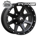 PDW TRW RIPPER SATIN BLACK 16x7.5 6/139.7  P0 WHEEL