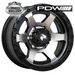 PDW TRW SHOCK BLACK MACHINED 16x7.5 6/139.7  P0 WHEEL
