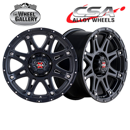 CSA PREDATOR SATIN BLACK 16x8 5/150  P0 WHEEL