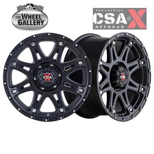 CSA PREDATOR SATIN BLACK 16x8 5/150  P0 WHEEL
