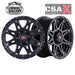CSA PREDATOR SATIN BLACK 16x8 5/150  P0 WHEEL