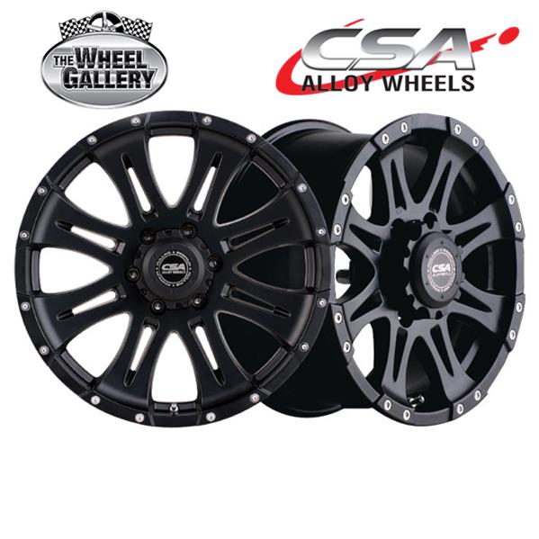 CSA Raptor Large Cap 16x8 5/150 P0 Satin Black — The Wheel Gallery