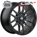 CSA RAZORBACK SATIN BLACK 17x9 6/139.7  P20 WHEEL