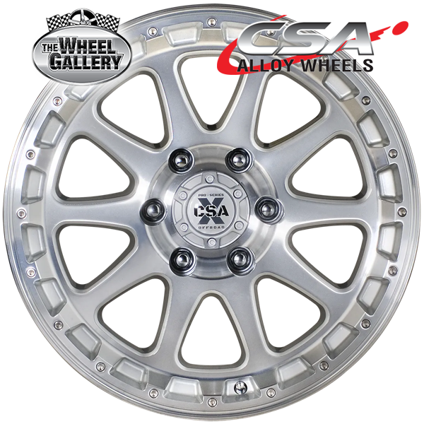 CSA RECOIL FULL MACHINED 17x8.5 6/139.7  P20 WHEEL