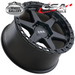 CSA SANDSTORM FULL MACHINED 17x9 6/139.7  P20 WHEEL