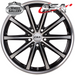CSA SAVANNA GUNMETAL BLACK MACHINED FACE 15x6 4/100  P45 WHEEL
