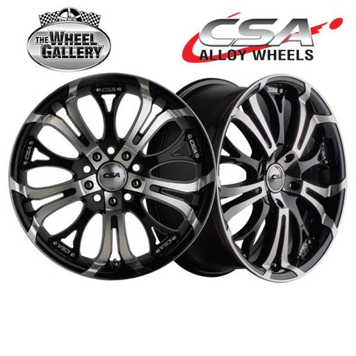 CSA SHAKER GLOSS BLACK MACHINED FACE 18x8 5/114.3  P36 WHEEL