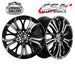 CSA SHAKER GLOSS BLACK MACHINED FACE 18x8 5/114.3  P36 WHEEL