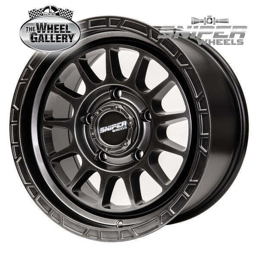 SNIPER WHEELS BALLISTIC HYPER BLACK 9 5/150.00 PP25 WHEEL