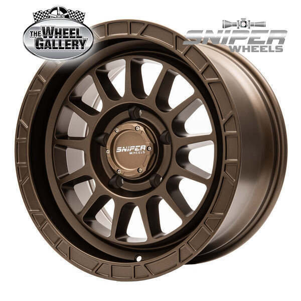 SNIPER WHEELS BALLISTIC MATT BRONZE 9 5/150.00 PP25 WHEEL