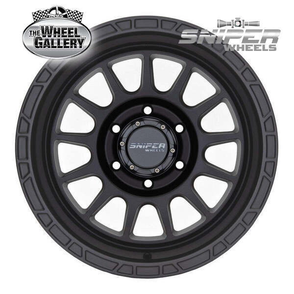 SNIPER WHEELS BALLISTIC MATT GUN METALLIC 9 5/150.00 PP25 WHEEL