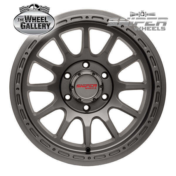 SNIPER WHEELS BLAST DF MATT GUN METALLIC 9 5/150.00 PN59 WHEEL