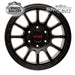 SNIPER WHEELS BLAST MATT BLACK 9 5/150.00 PN12 WHEEL