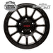 SNIPER WHEELS BLAST MATT BLACK 9 5/150.00 PN12 WHEEL