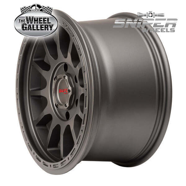 SNIPER WHEELS BLAST MATT GUN METALLIC 9 5/150.00 PN12 WHEEL