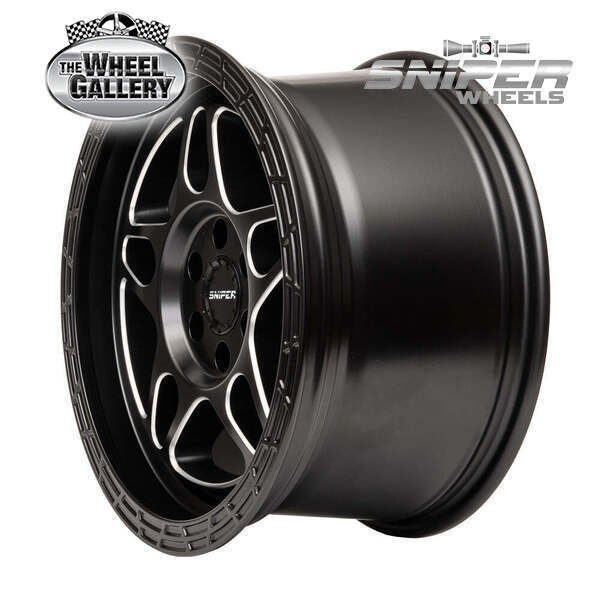 SNIPER WHEELS MILLRAD MATT BLACK 9 6/114.30 PP10 WHEEL