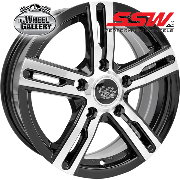 SSW KARGIN FULL POLISH BLACK 16x6.5 5/160  P55P WHEEL