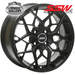 SSW SEPANG BLACK MATT 15x6.5 4/100  P35P WHEEL