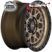 CSA THUNDER FULL MACHINED 17x9 6/139.7  P0 WHEEL