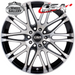 CSA VORST GUNMETAL BLACK MACHINED FACE 15x6 4/100  P38 WHEEL