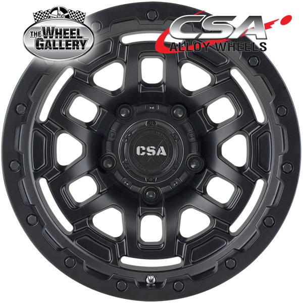 CSA WRATH SATIN BLACK 17x9 5/150  N12 WHEEL
