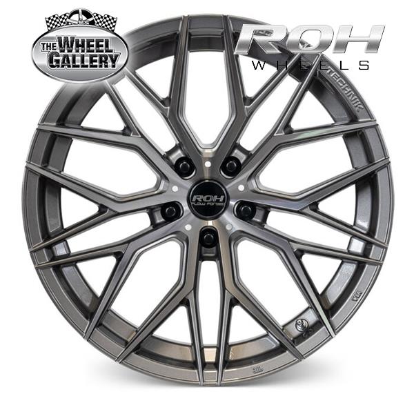 Rf048 Rims ROH RF4 18x8 5/120 40 GUNMETAL MACHINED — The Wheel Gallery