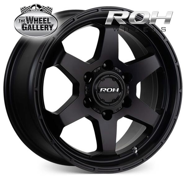 16 Inch Roh Rims ROH TORQUE 16x7 6/130 30 MATT BLACK — The Wheel Gallery