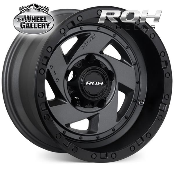 16 Inch Roh Rims ROH VULCAN 16x8 6/139.7 N22 MATT BLACK — The Wheel Gallery