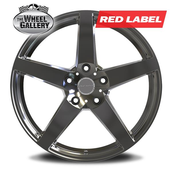 RED LABEL RD215 RED LABEL SHADOW CHROME 18x8 5/114.3  +38 WHEEL