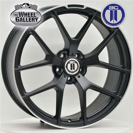 AG WHEELS AM643 BLACK 20x8.5 5/112  PP35 (FRONT) AND P25 WHEEL