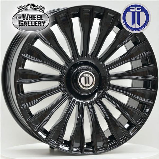 AG WHEELS AM650 BLACK 20x8.5 5/112  PP35 (FRONT) AND P38 WHEEL